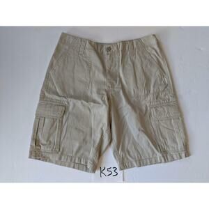 Sear Roebuck & Co Cargo Shorts Size 36 Tan -0522K53